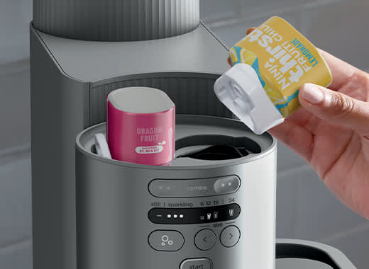 3. Insert your flavor pod(s)