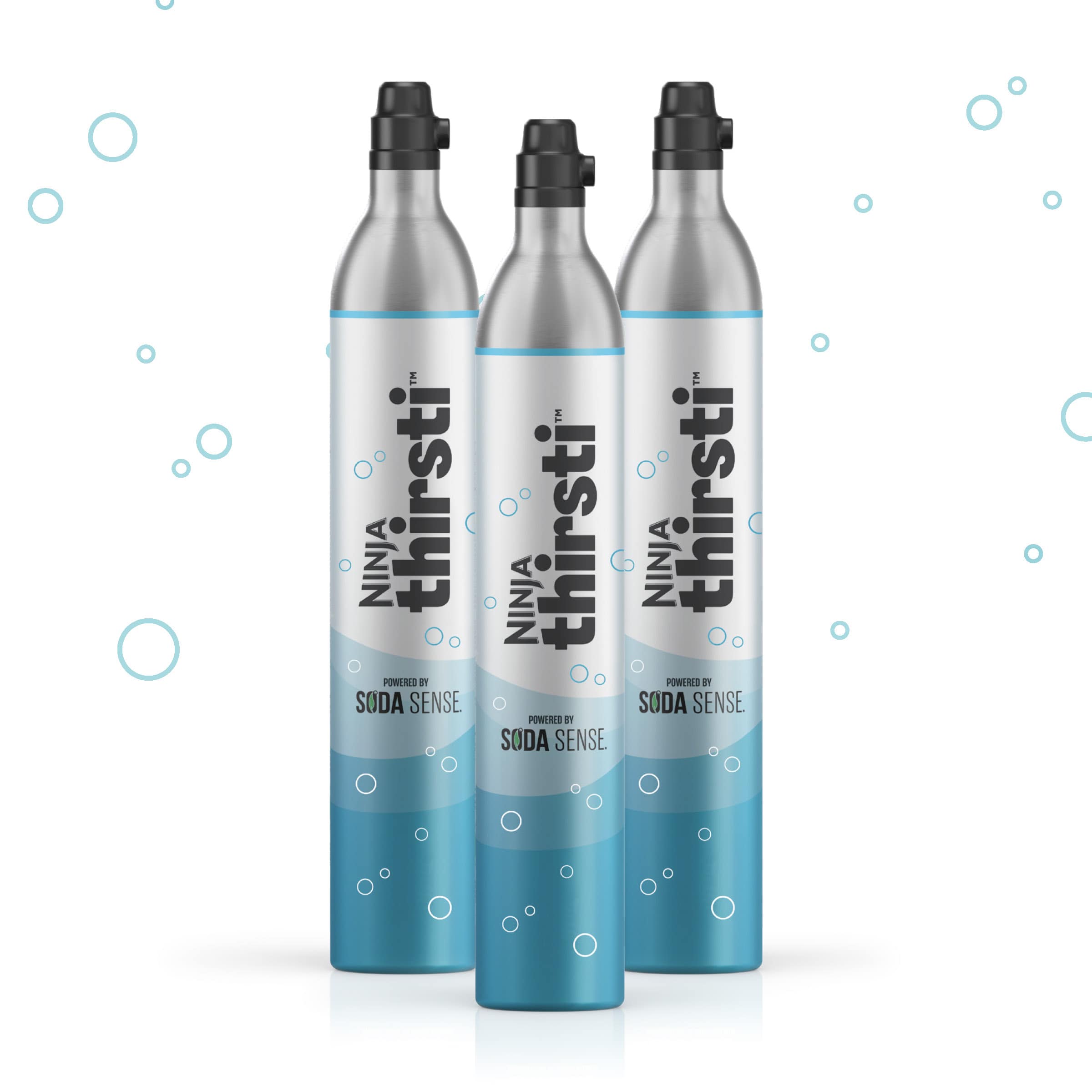 Three Ninja Thirsti CO2 canisters.